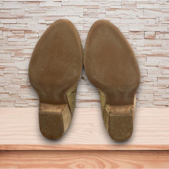 Sole Society Vixen Suede Almond Toe Side Zip
Ankle Boots Tan Women's 8 - Picture 5 of 6